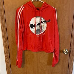 Cropped Hooded long sleeve